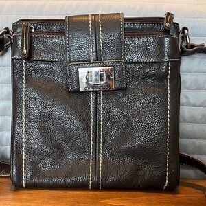 Brown Leather Crossbody Bag